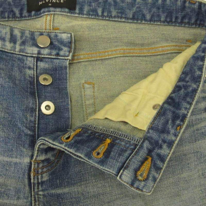 【定価4.4万】【30】MLVINCE /type-1スリムダメージデニムパンツ メルヴィンス MLVINCE TYPE-1 SLIM DAMAGE JEANS デニム パンツ