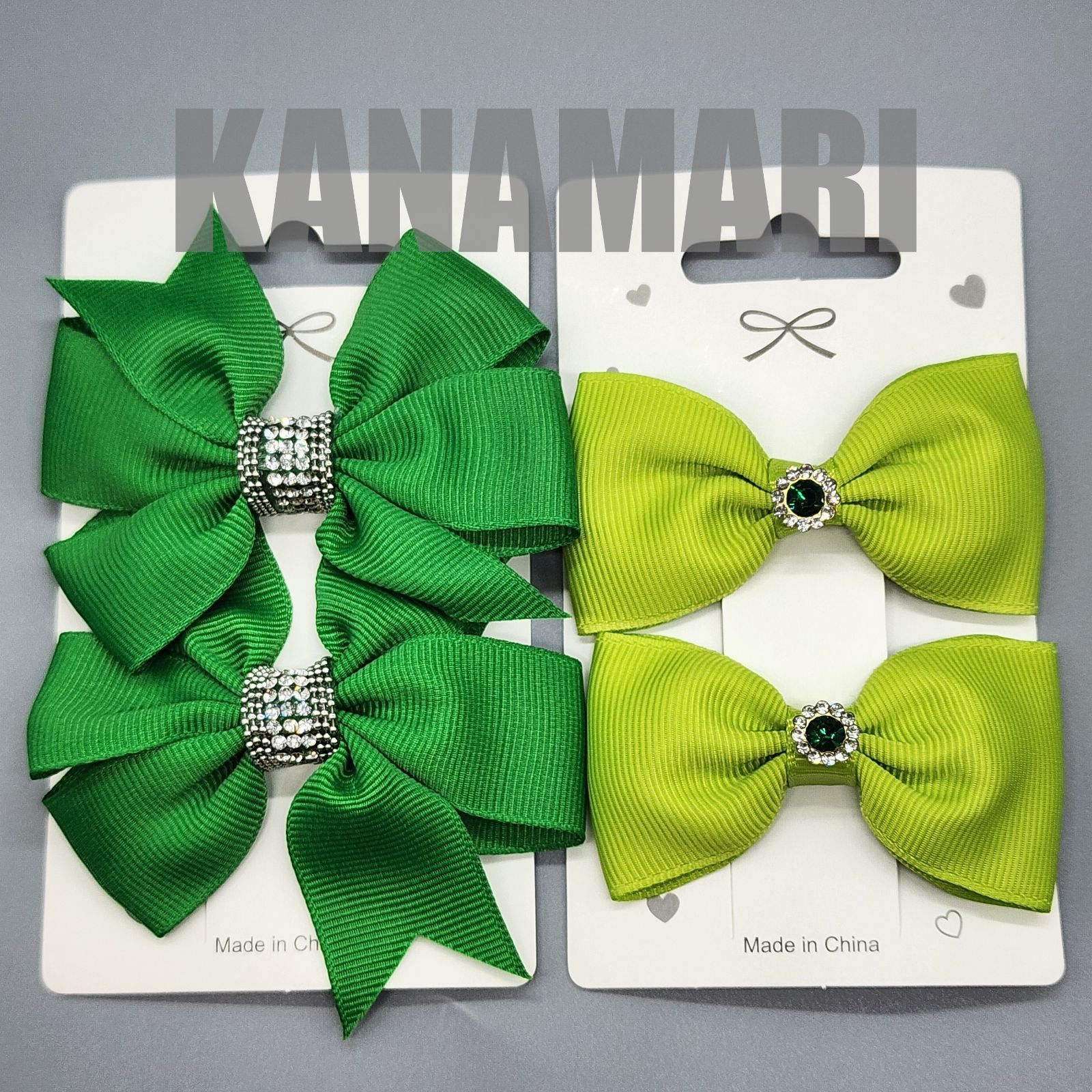 メロウグリーンのリボンバレッタ 緑 リボン バレッタ」の人気商品一覧 | 安い商品を通販サイト