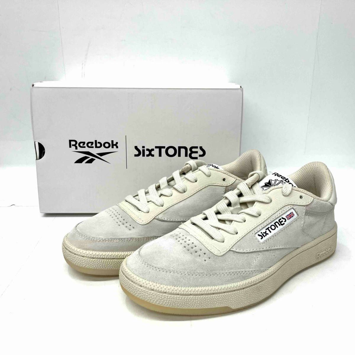 Reebok × SixTONES CLUB C 85 VINTAGE リーボック × ストーンズ クラブ C スニーカー コラボ RB00018  サイズ24.0cm - メルカリ