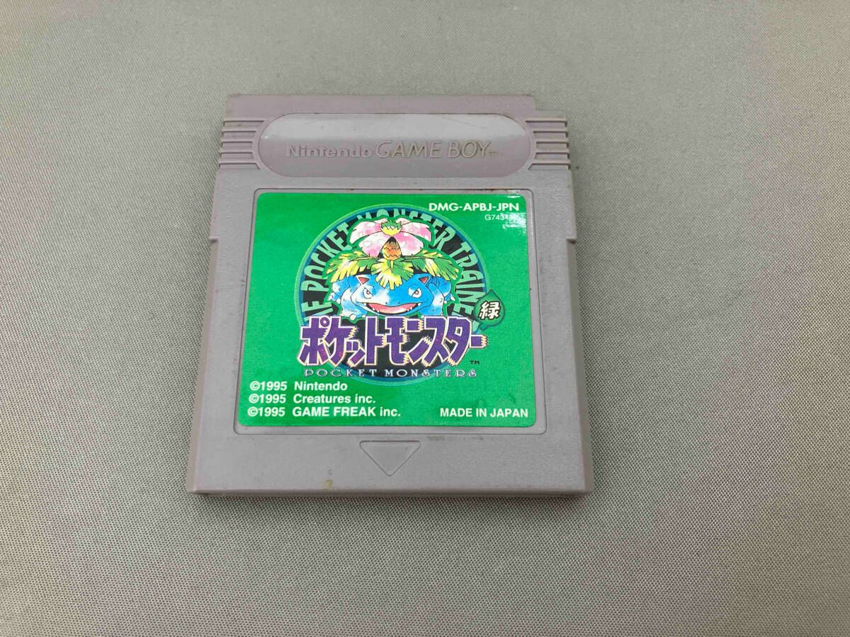 【箱状態◎】ポケットモンスター 緑 GB]ポケットモンスター緑 【買取1,440円】｜