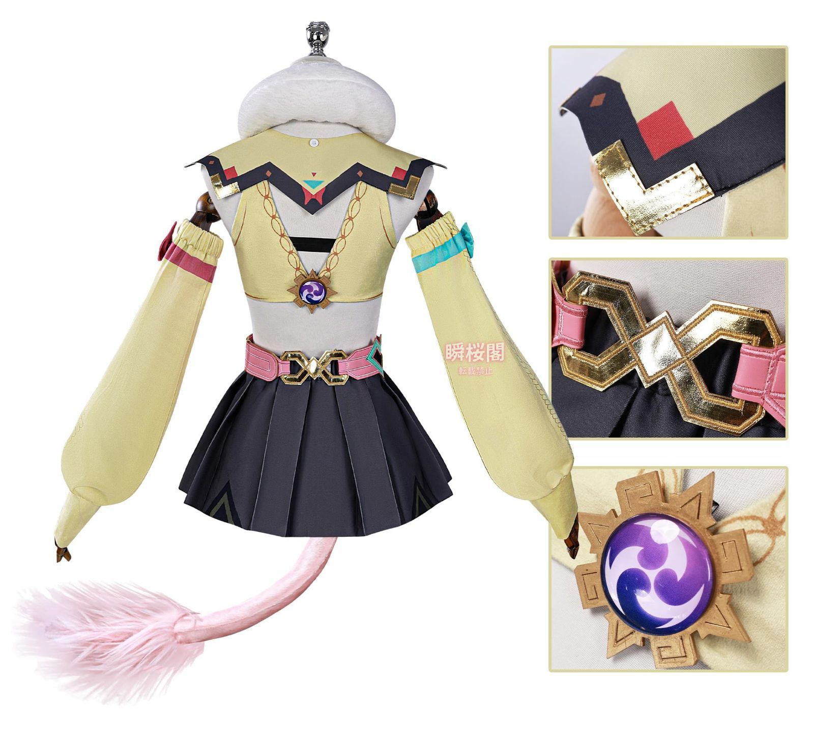 原神 コスプレ スクロース フルセット 猫屋小舗 原神 コスプレ