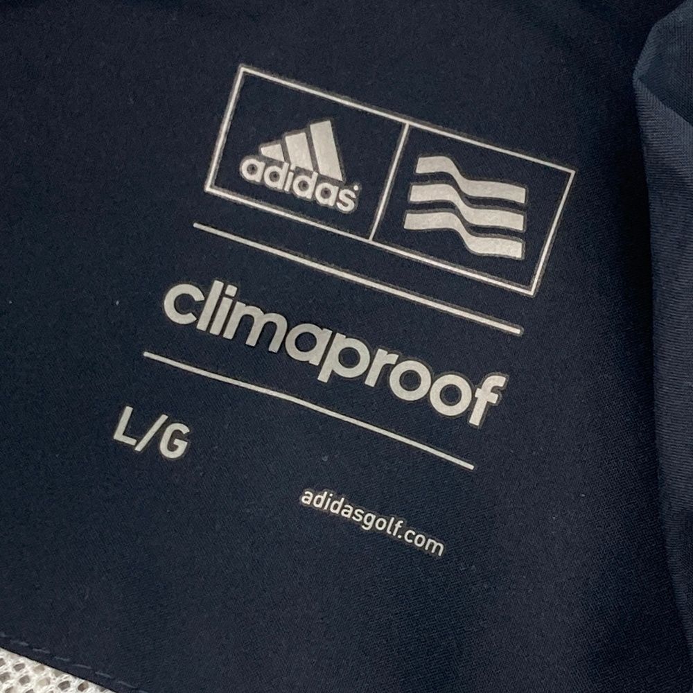 【新品】adidas アディダス ゴルフ レインウェア 千鳥格子 上下セット サイズ：L ADIDAS GOLF アディダスゴルフ レインウェア