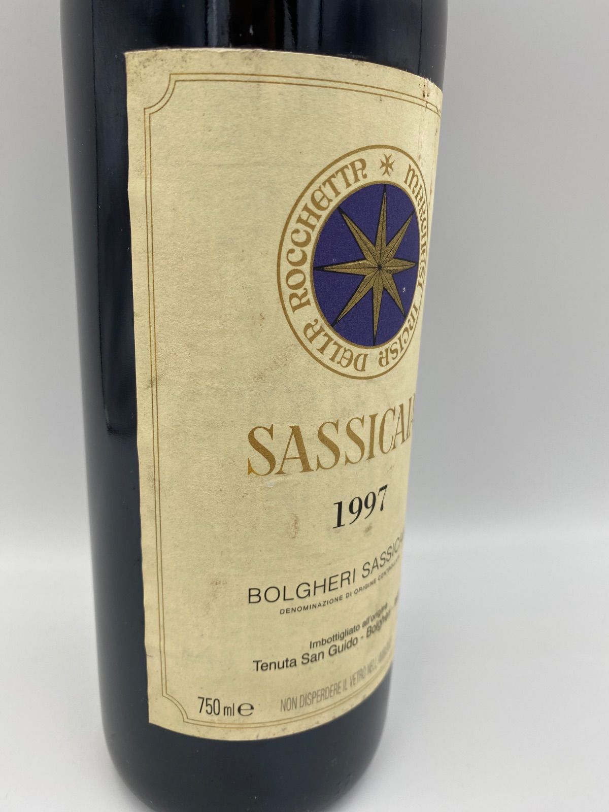 【未開封】SASSICAIA　 サッシカイア　1997 未開栓 SASSICAIA 1997年 750ml ワイン Aランク - メルカリ