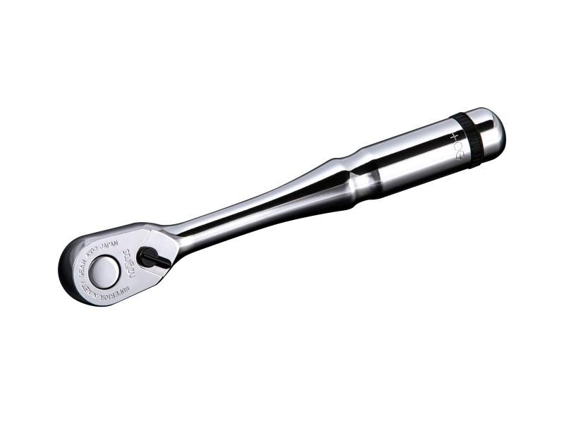京都機械工具 KTC ネプロス9.5sq.ラチェットハンドル NBR390A シルバー
