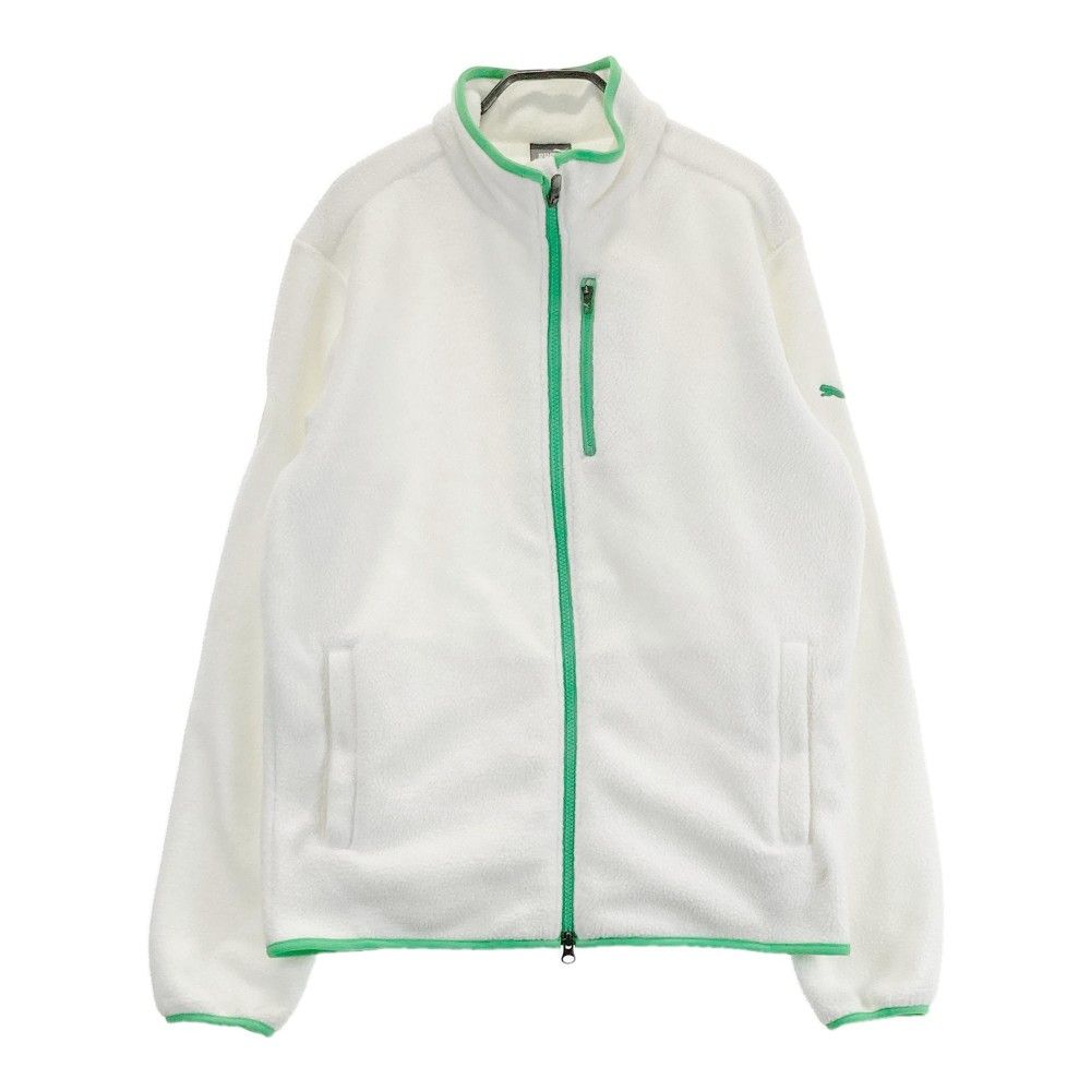サイズ：L PUMA GOLF プーマゴルフ フリースジャケット ホワイト系