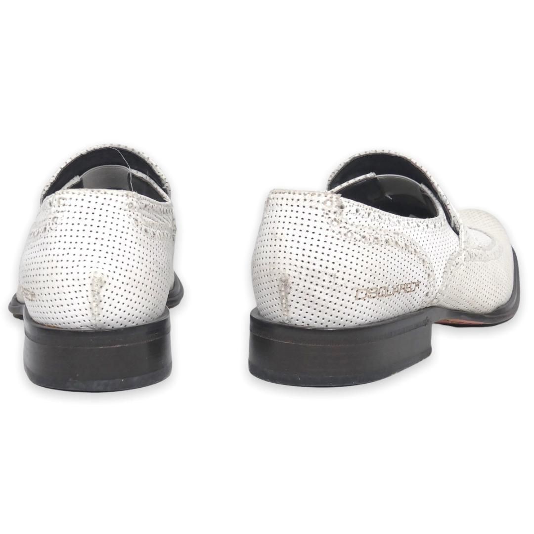 イタリア製 ローファー 25.5 本革 ディースクエアード メンズ NR2487 イタリア製 ローファー 25.5 本革 ディースクエアード メンズ