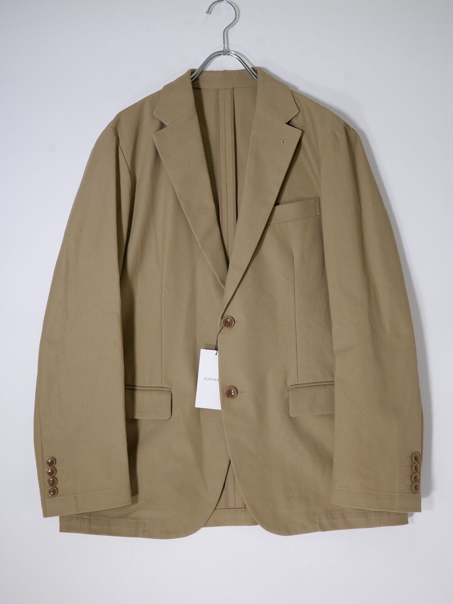 SOPHNET.ソフネット 2024SS HIGH TWISTED WASHER COTTON SERGE 2BUTTON