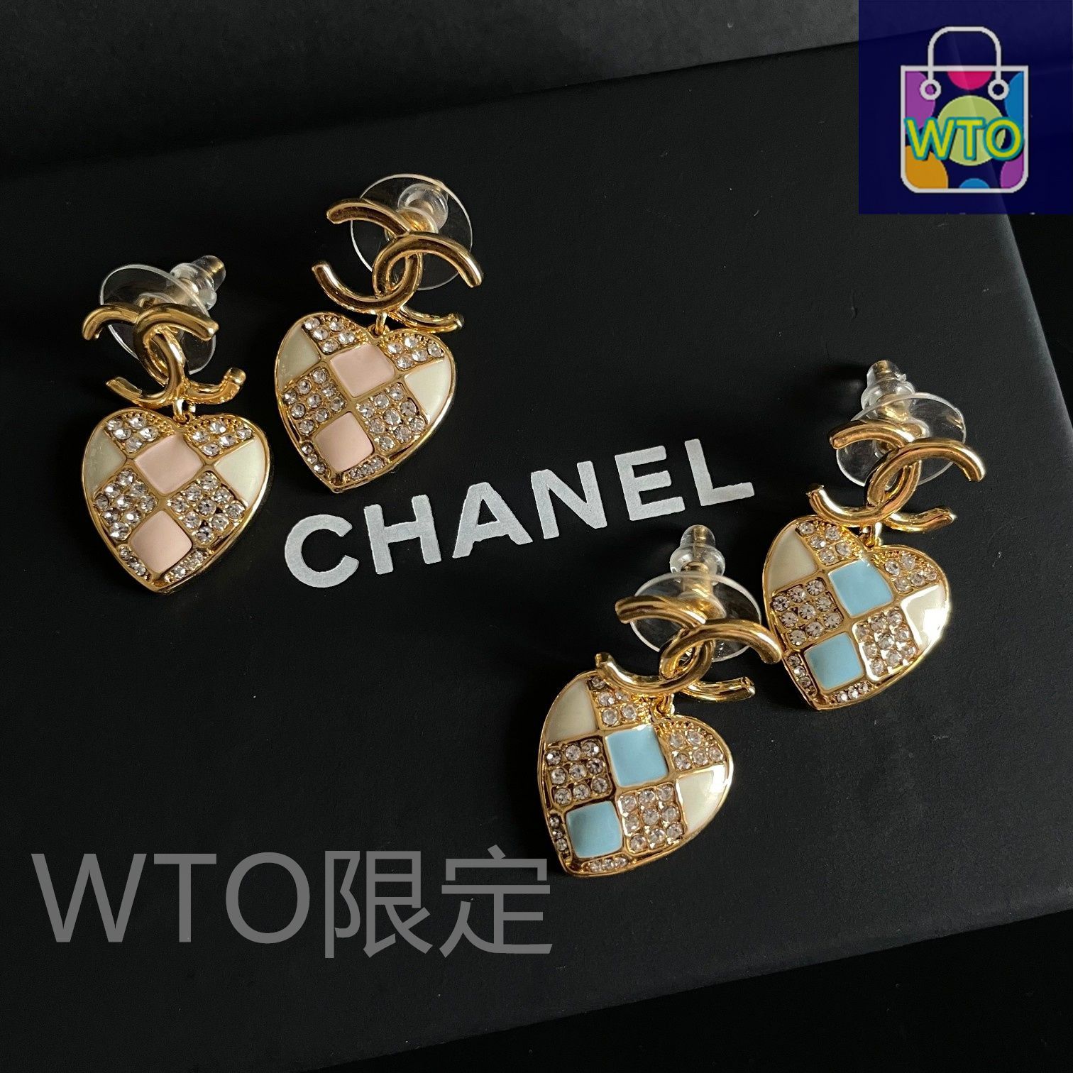 今日WTO】CHANEL ヴィンテージ ダブル C ピアス 送料無料 限定
