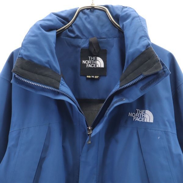 qu-fre-9542-mhjザノースフェイス ON61209 アウトドア ジャケット M 青 THE NORTH FACE ゴアテックス GORE-TEX ジップ メンズ 【R211206】