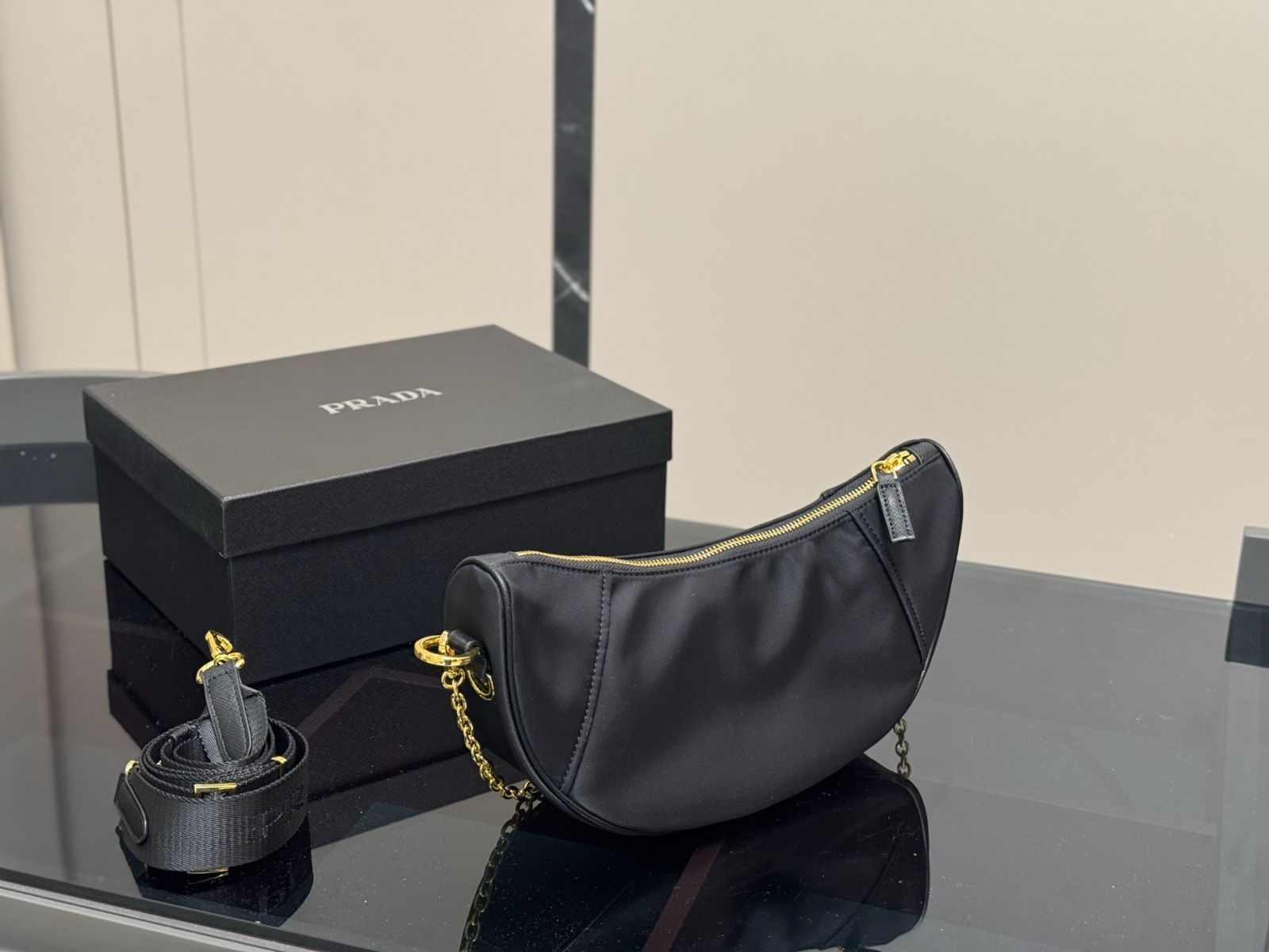 楽天市場】【バッグ】PRADA プラダ ナッパ ゴーフル ギャザー