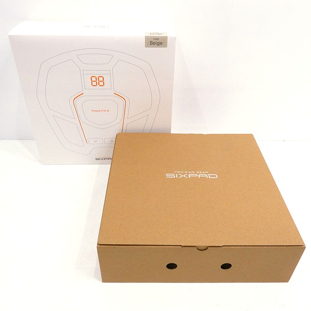 小牧店 開封 ♥品 MTG SIXPAD Foot Fit 2 SP-FF2310FA シックスパッド フットフィット2 ベージュ I422-3527
