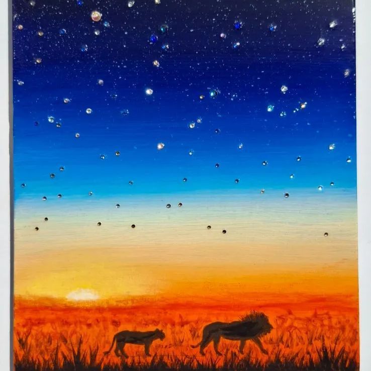 夕暮れのサファリ