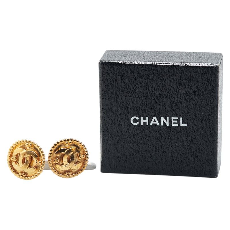 シャネル ヴィンテージ ココマーク ゴールド メッキ レディース CHANEL  