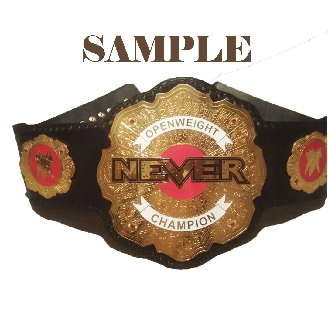 IWGP OPEN WEIGHT NEVER SIX MEN TAG TEAM チャンピオンベルト レプリカオーダーメイド 発送到着予定日 10月28日