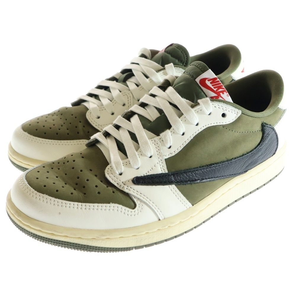 NIKE (ナイキ) ×TRAVIS SCOTT AIR JORDAN 1 LOW OG REVERSE OLIVE