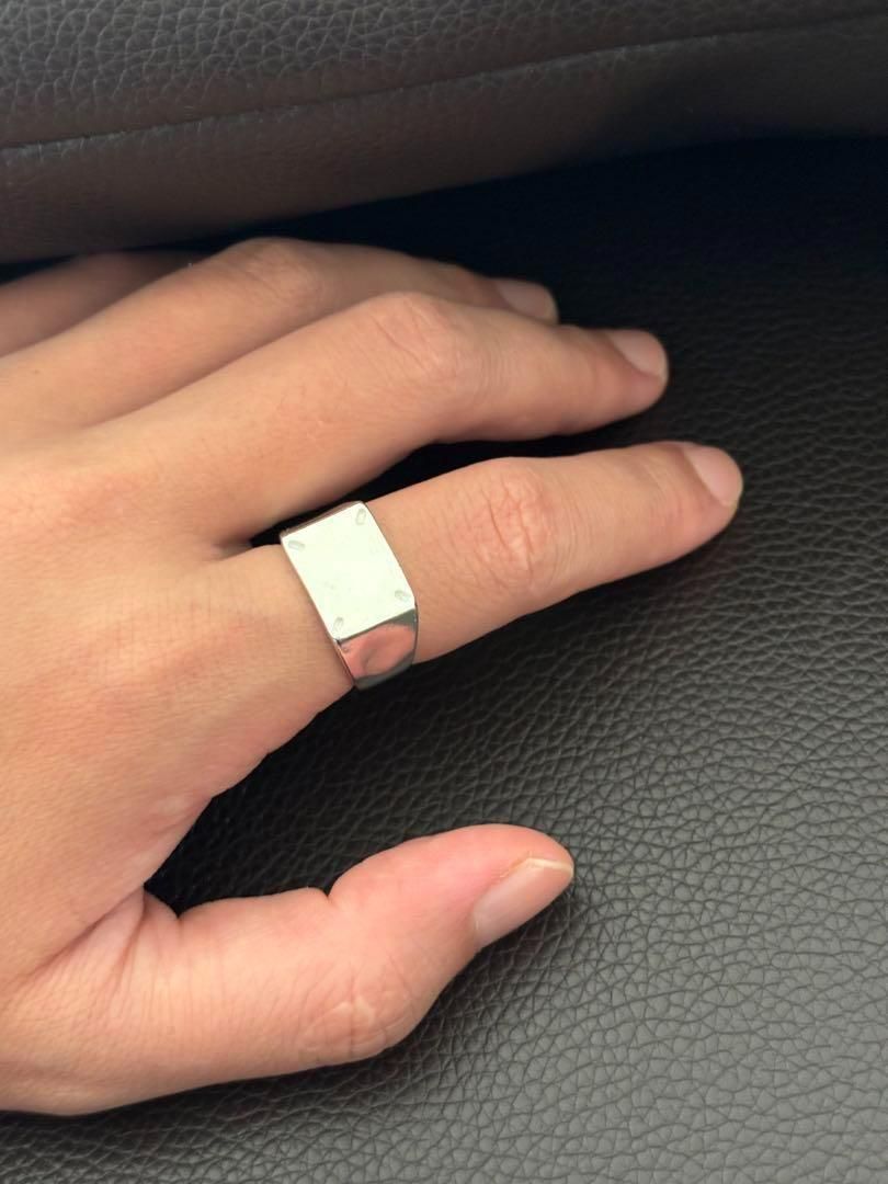 シルバー リング スクエア メキシカン ヴィンテージリング r17 - メルカリ