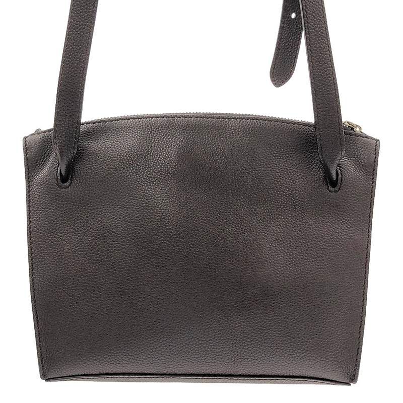 【美品】  JIL SANDER / ジルサンダー | Hill レザー ショルダーバッグ | ダークブラウン | レディース JIL SANDER（ジルサンダー） ショルダーバッグ レディース 肩掛け