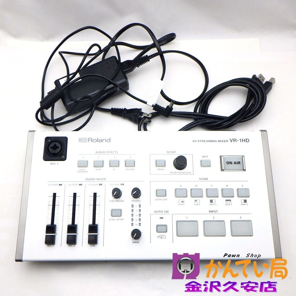 ROLAND ローランド VR-1HD AV STREAMING MIXER ライブ配信に最適なAVストリーミングミキサー 久安店 A25-908
