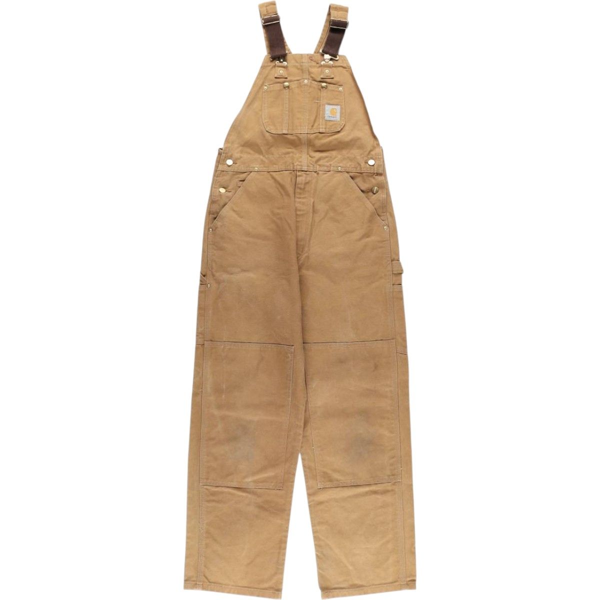古着 00年代 カーハート Carhartt ダブルニー ダック オーバーオール メキシコ製 メンズw35相当|eaa584848