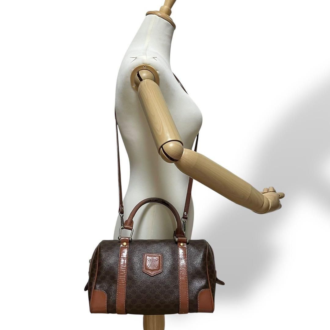 4772 CELINE セリーヌ 2way ボストンバッグトリオンフ マカダム - メルカリ