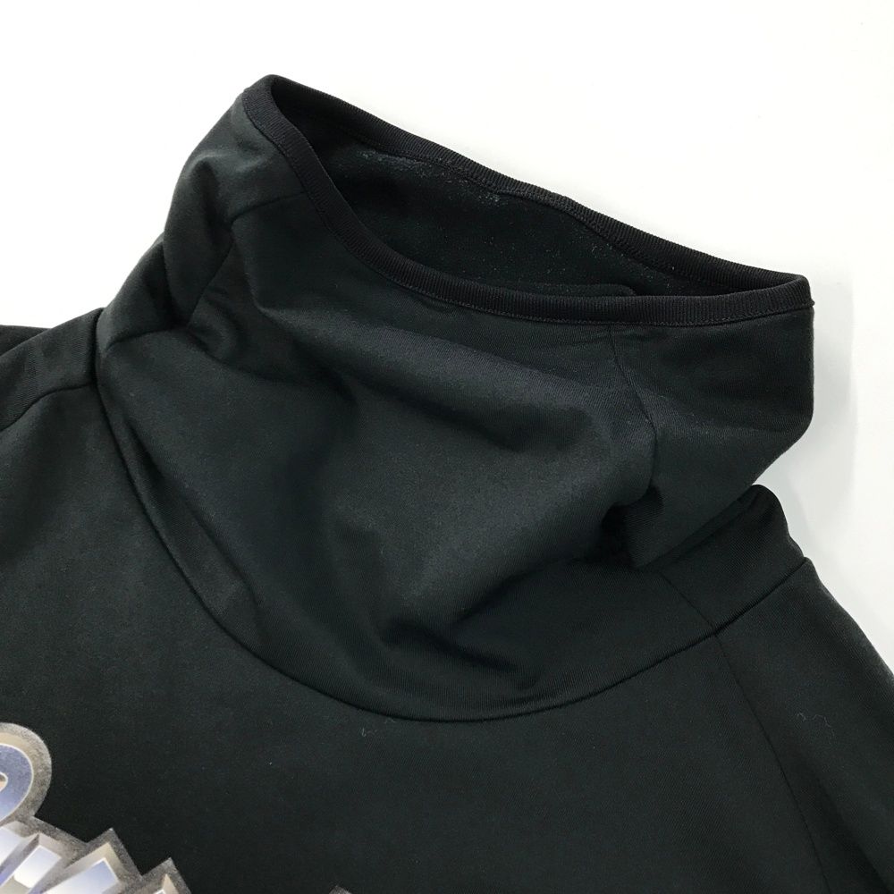 サイズ：4 RUSSELUNO ラッセルノ  裏起毛 ハイネック 長袖Tシャツ ルチャ  ブラック系 [240101441249] ゴルフウェア メンズ ストスト RUSSELUNO ラッセルノ 裏起毛 ハイネック 長袖Tシャツ ルチャ