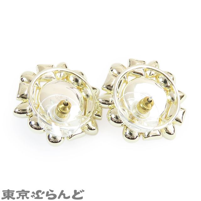 シャネル CHANEL ココマーク パール ピアス C21V ゴールド メタル
