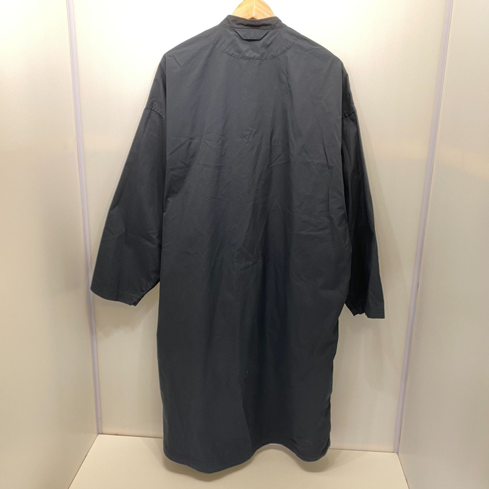 MUJI LABO 無印良品 撥水 高密度織り スタンドカラーコート S-M