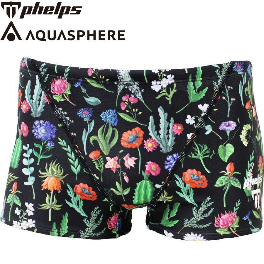 【SALE50%OFF】アクアスフィア　MP　練習用水着　トレーニング用水着　メンズ　FLOWER　phelps　フェルプス　AQUASPHERE
