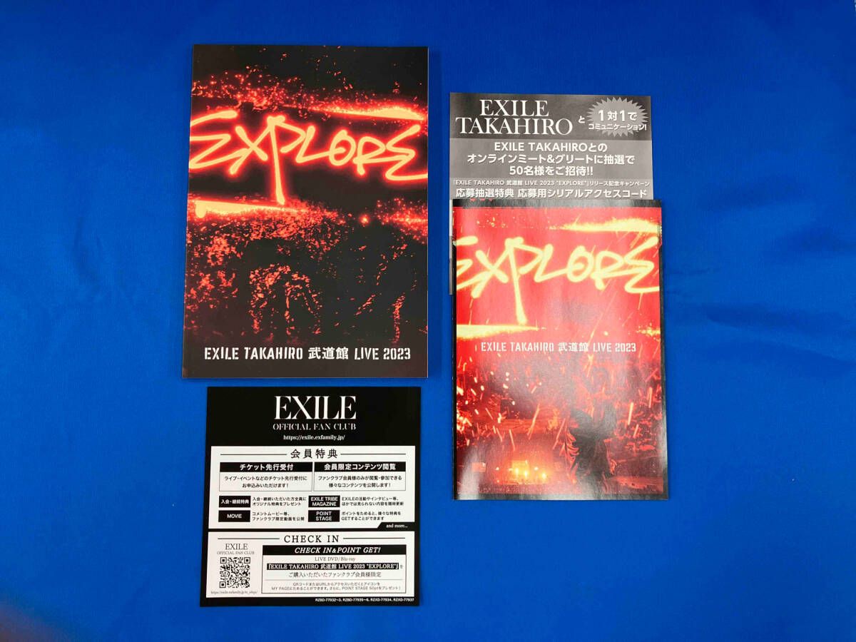 DVD EXILE TAKAHIRO 武道館 LIVE 2023 'EXPLORE'(初回生産限定版