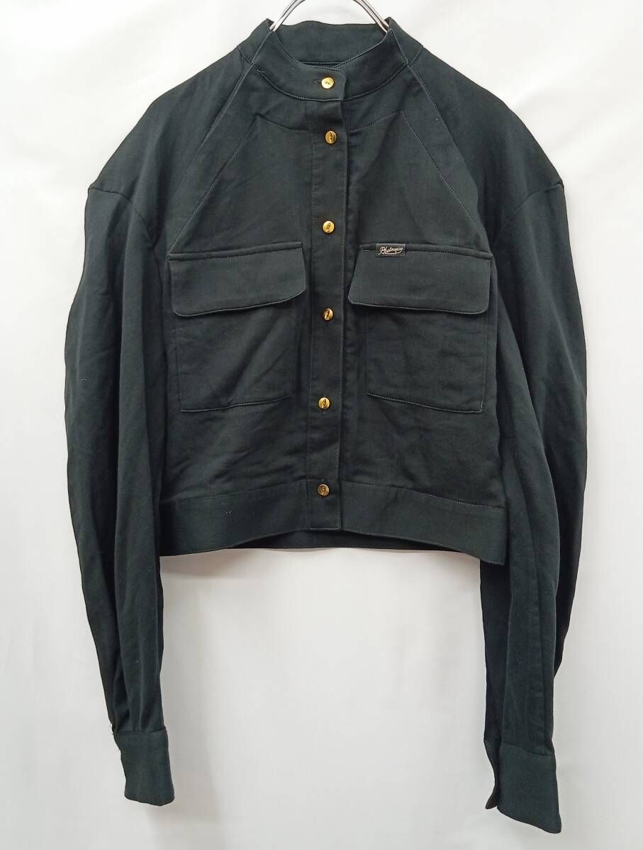 PHOTOCOPOEU フォトコピュー 長袖シャツ クロップド丈 DUTY Jacket 36 ブラック 通年