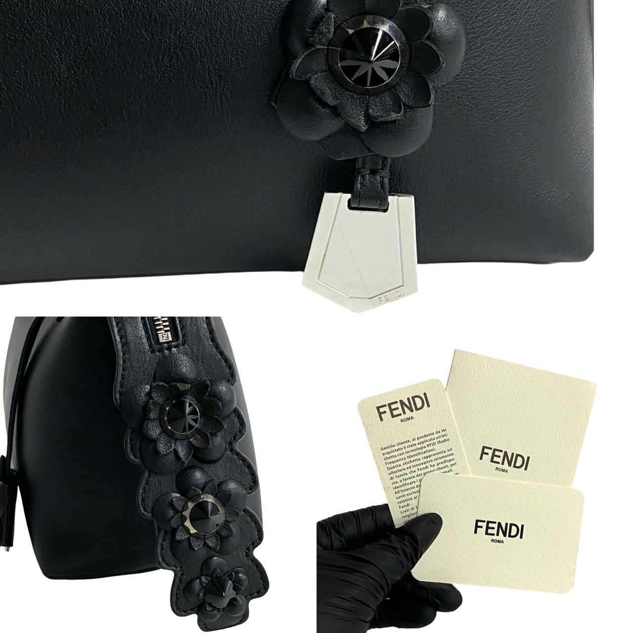 極 美品 希少品 FENDI フェンディ バイザウェイ ミディアム