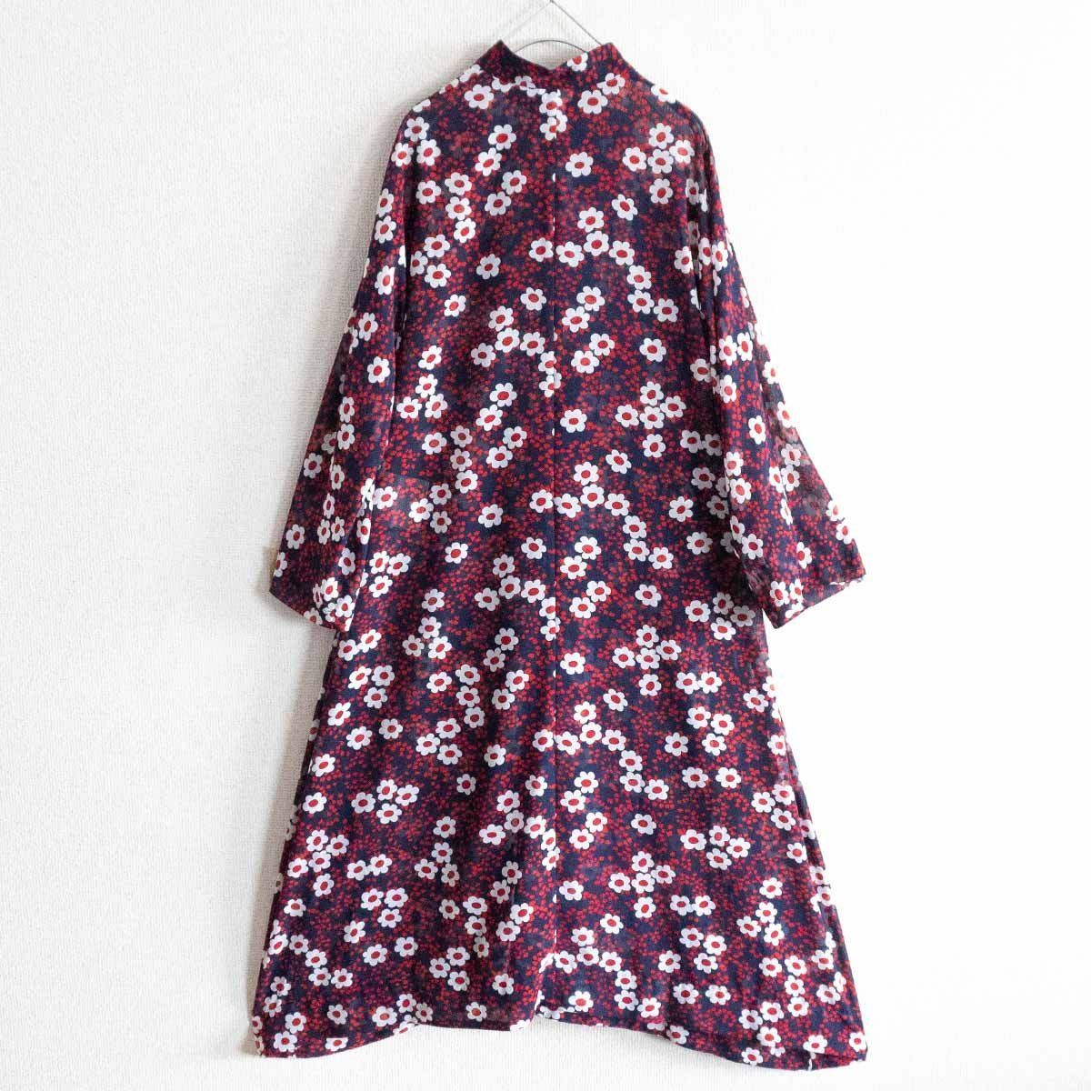 極美品】COMME des GARCONS 【 2022SS/花柄 チャイナワンピース】XS