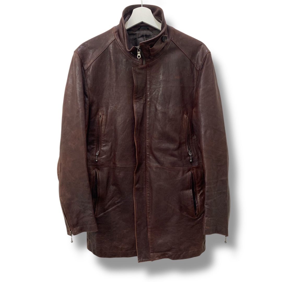 Yohji Yamamoto A.A.R レザーコート 希少 A.A.R アール YOHJI YAMAMOTO ヨウジヤマモト スタンド