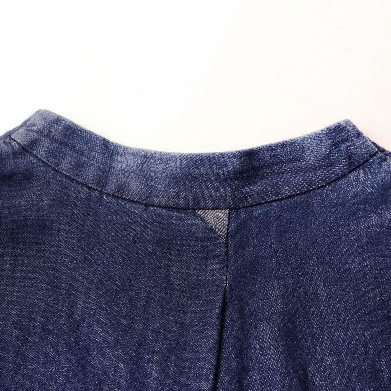 美品 パラスパレス デニムコート はおり インディゴ コットン size2 S 美品 パラスパレス デニムコート はおり インディゴ コットン