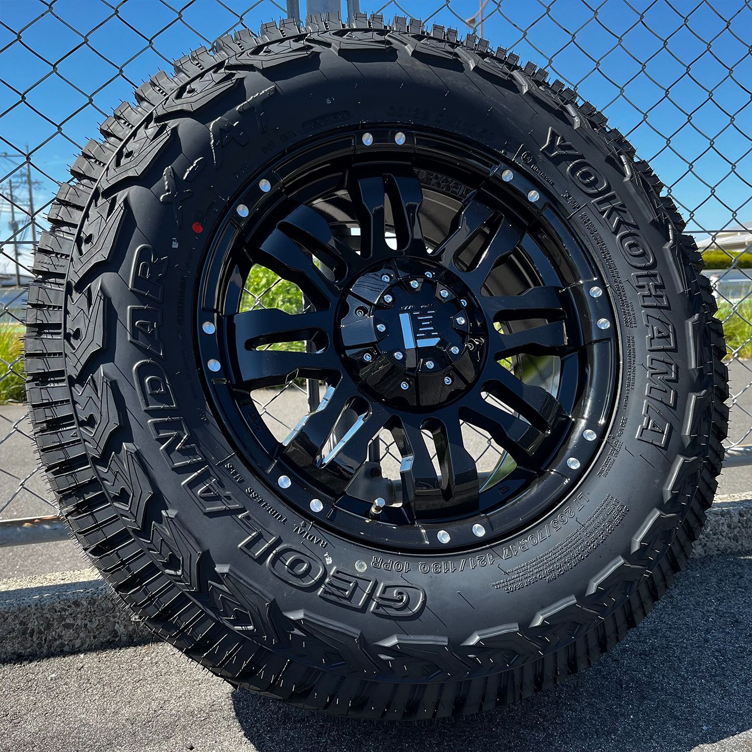 新品4本セット】プラド ハイラックス FJ H3 タイヤホイールセット 17
