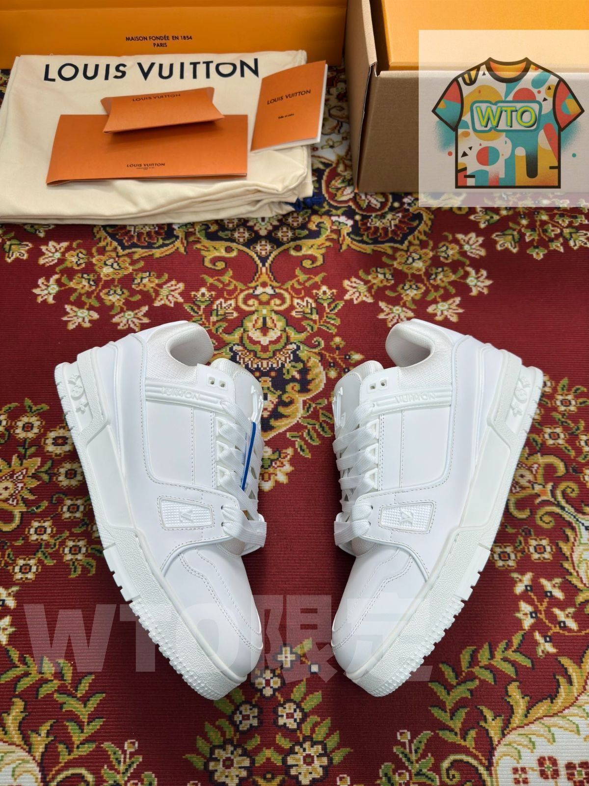 Louis Vuitton trainer 白い靴｜新品未使用-WTO輸入2-WTO店名を