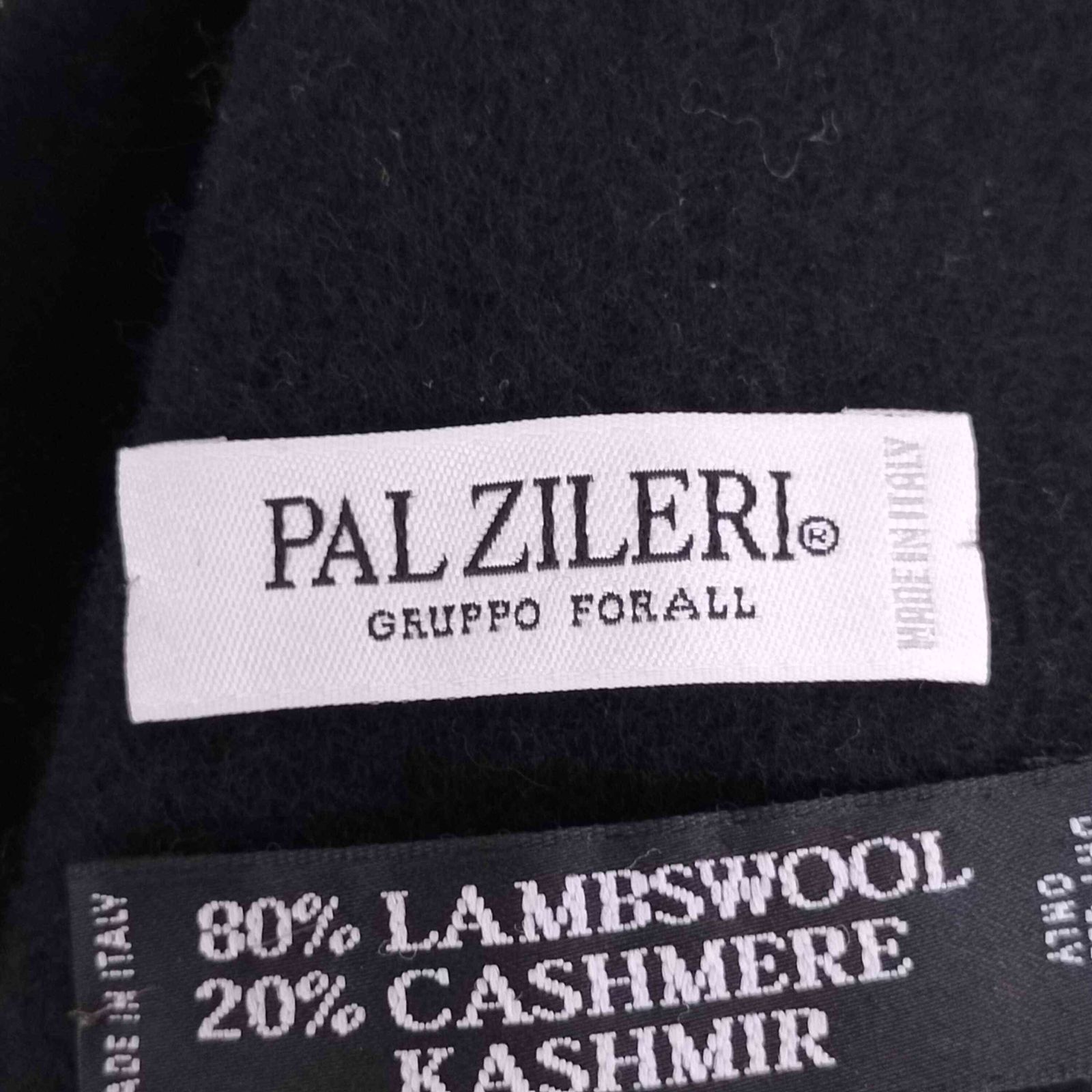 パルジレリ PAL ZILERI イタリア製 ラムウール カシミヤ フリンジ 