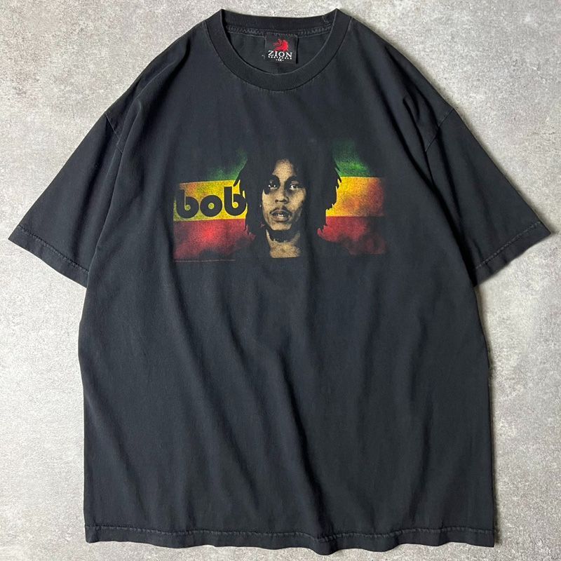 00s ZION ボブマーリー プリント 半袖 Tシャツ XL / 00年代