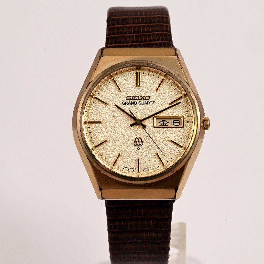 ヴィンテージ 1978 セイコーSeiko グランドクォーツ ツインクォーツ Grand Quartz Day/Date Men's Watch  Ref.9943-8020 動作品 - メルカリ