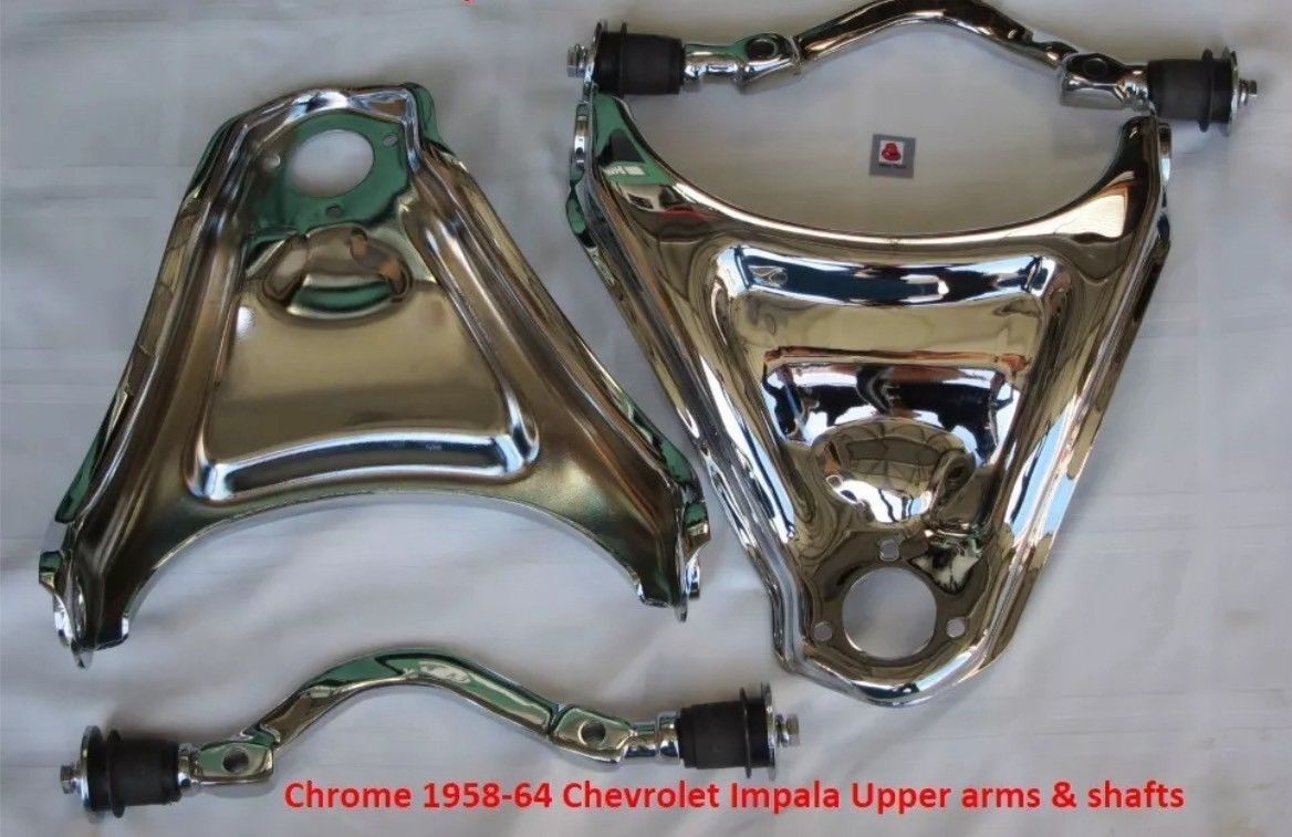 シボレーインパラ58-64フロントアッパーロアービレットクローム