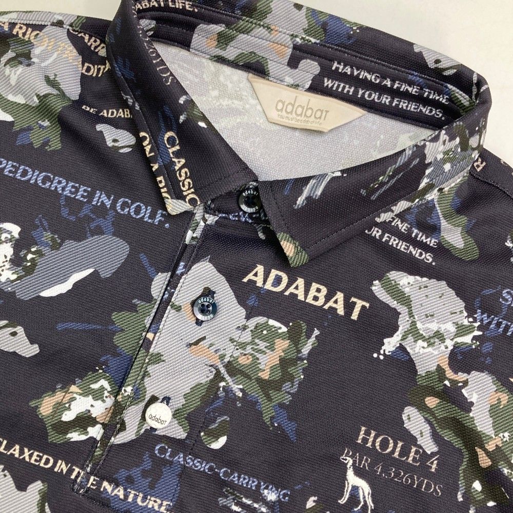 サイズ：46 ADABAT アダバット ダウンパンツ ボーダー柄 グレー