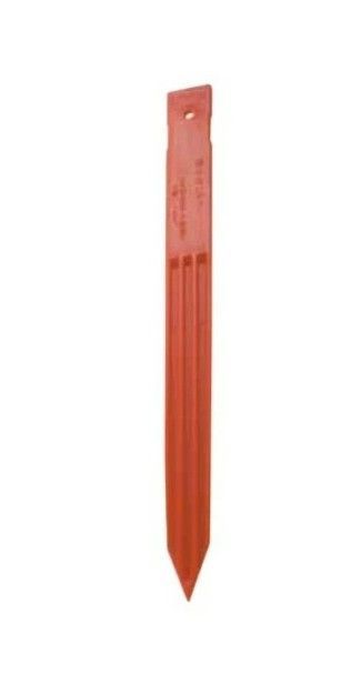 リプロ 仮杭 赤 200本入 35×4×400mm 測量|土地家屋調査|プラスチック境界杭|地籍調査|プラ杭|境界杭
