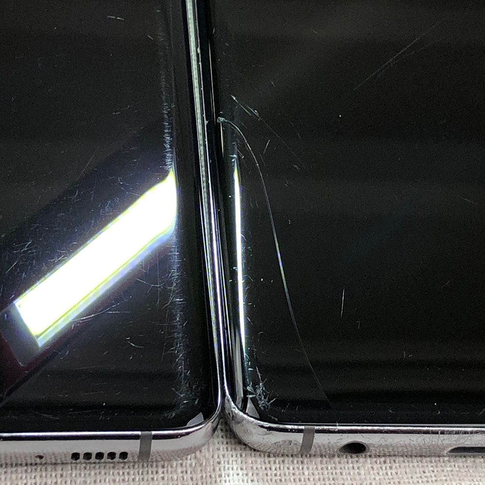 SAMSUNG - SIMロック解除済 SC-03L galaxy s10 画面割れジャンク ムスビー｜【ジャンク】Galaxy S10 SC-03L プリズムブルー 利用