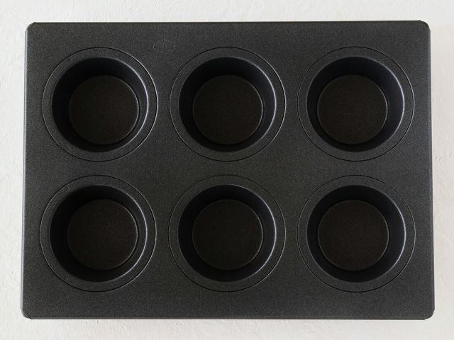 松永製作所 メタリックテフロン付マフィン天板 6P