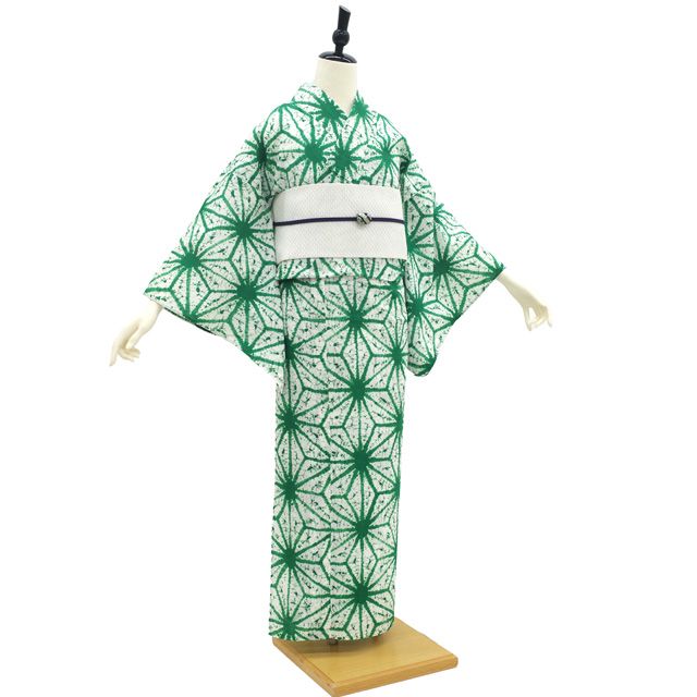 中古】 夏物 本場有松鳴海絞り 浴衣 リサイクル 有松 ゆかた