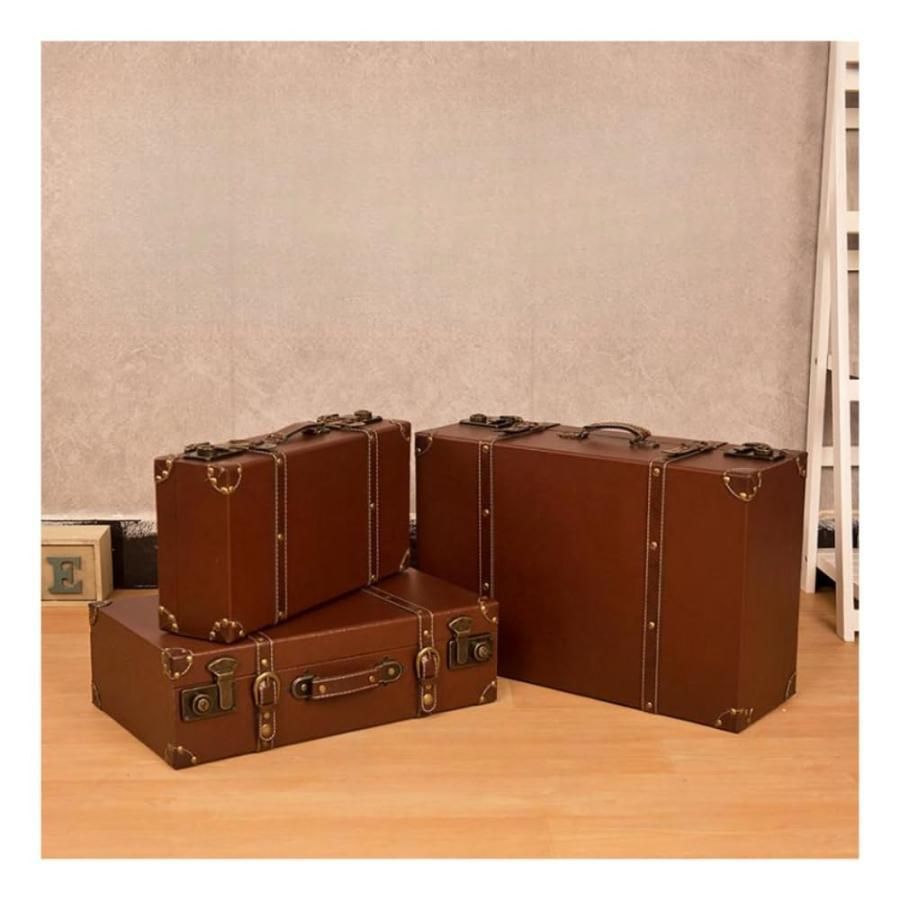 トランクケース アンティーク ヴィンテージスーツケースの撮影の