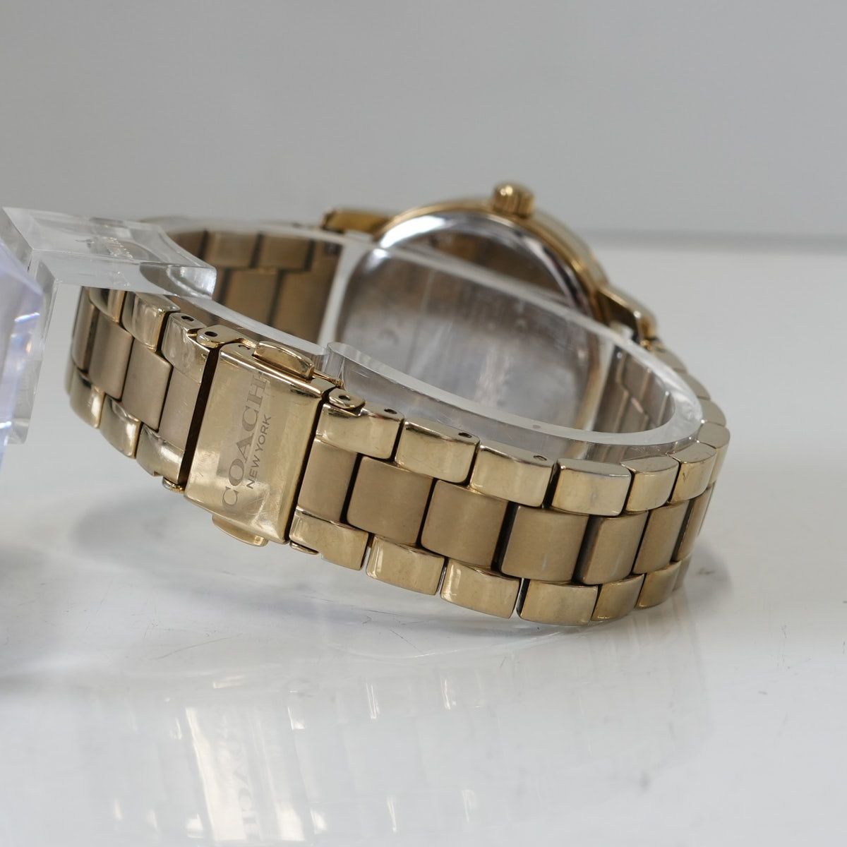 COACH GRAND レディース 腕時計 USED超美品 コーチ グランド ゴールド  