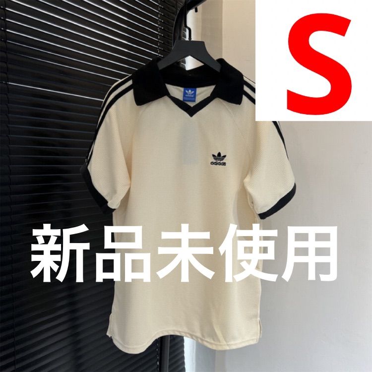 新品未使用 大人気 adidas アディダス ワッフル Tシャツ 半袖 ポロシャツ 男女兼用 Sサイズ