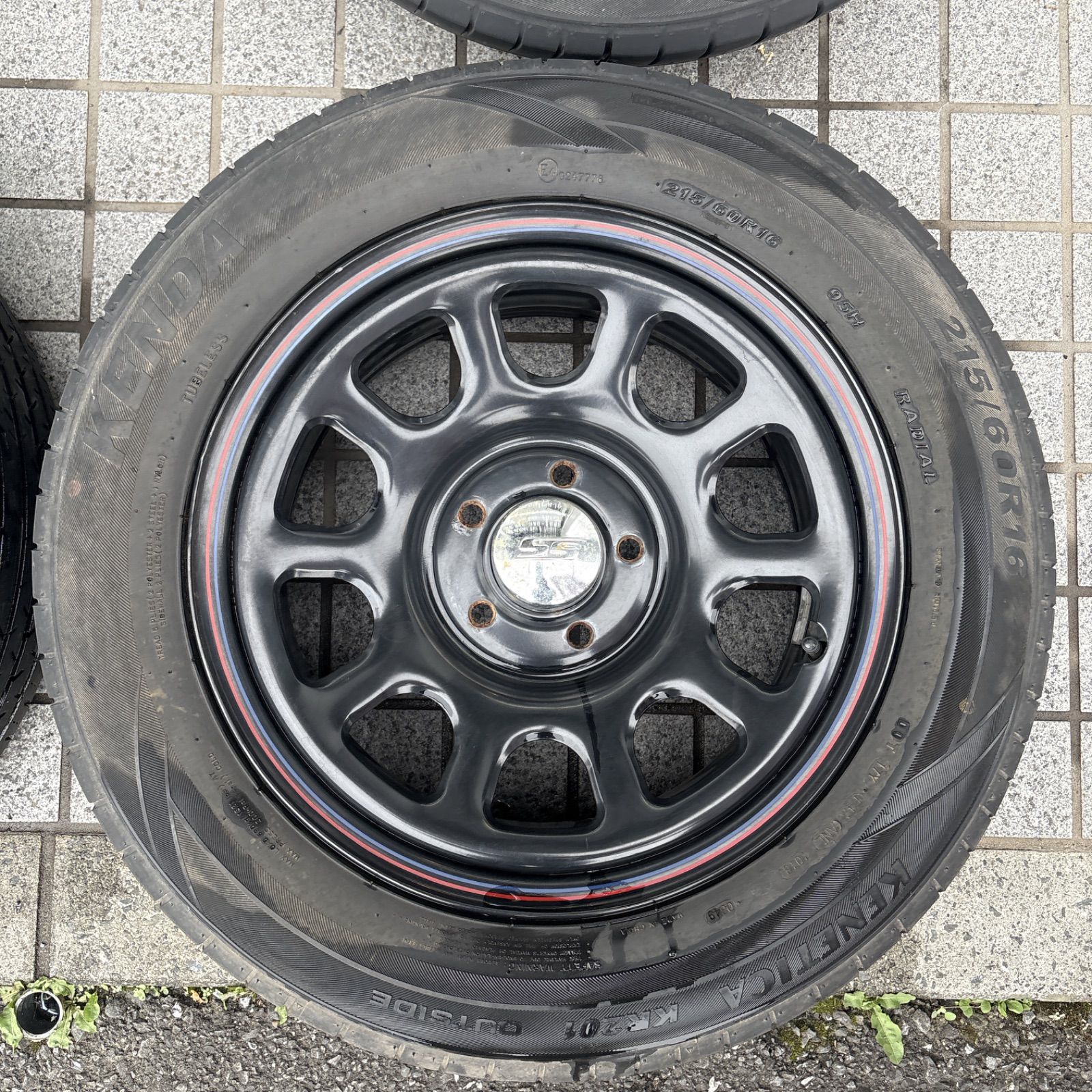 215/60/16夏デイトン2本 最終値下げ 送料無料 MLJ デイトナSS タイヤホイールセット 215/60r16