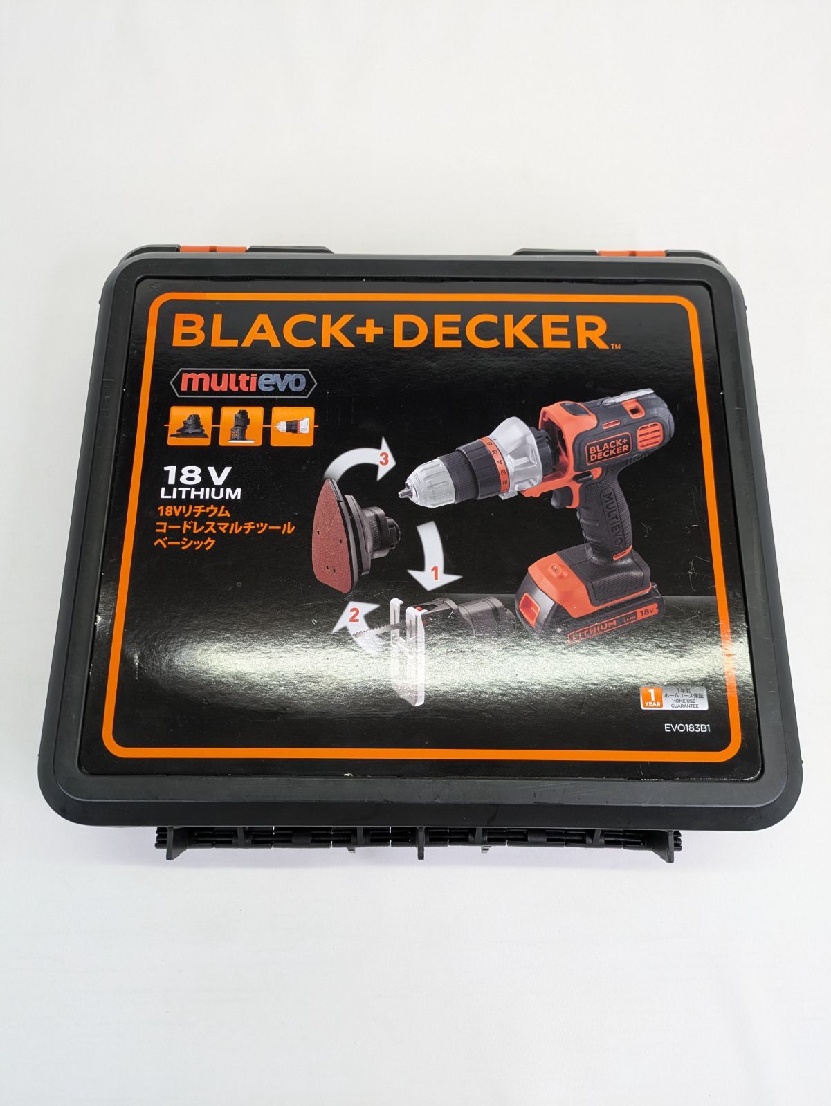 動作良好】BLACK＆DECKER・ブラックアンドデッカー・EVO183B1・マルチ